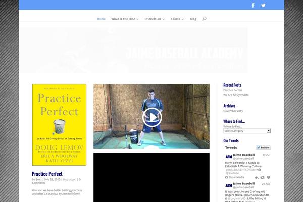 WordPress website example screenshot