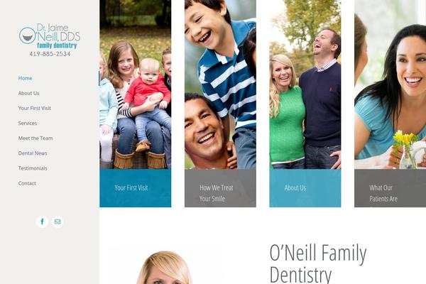 WordPress website example screenshot