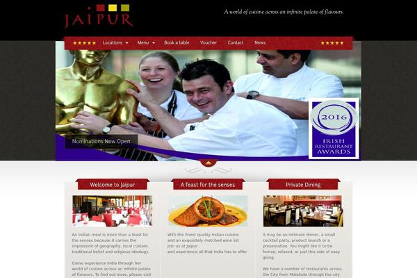 The Restaurant theme site design template sample