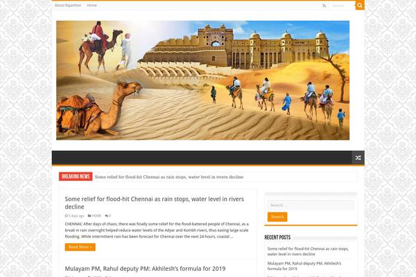 Sahifa theme site design template sample