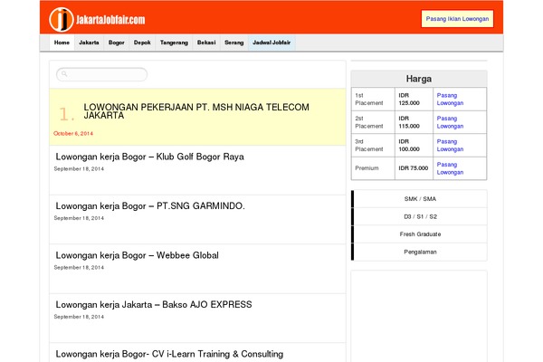 jakartajobfair.com site used V9