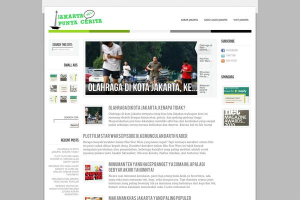WordPress website example screenshot