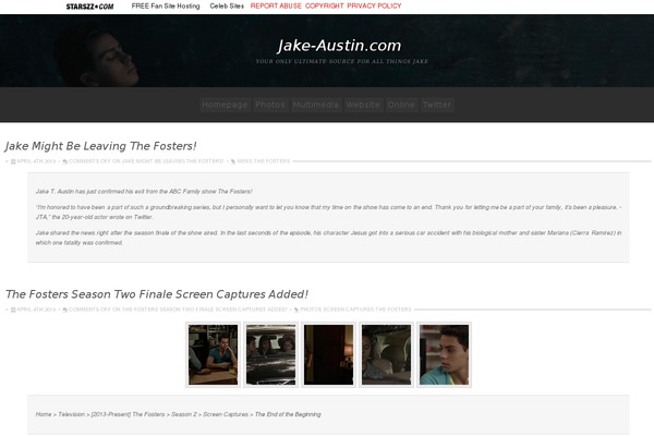 WordPress website example screenshot