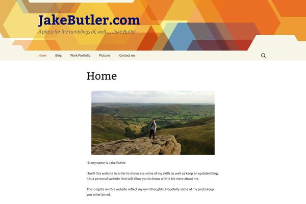 Twenty Thirteen theme site design template sample