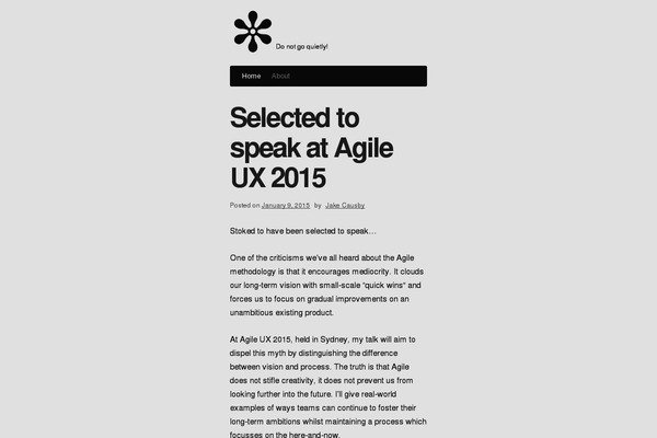 Twenty Ten theme site design template sample