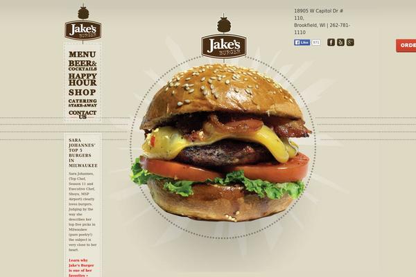 jakesburger.com site used Jakes