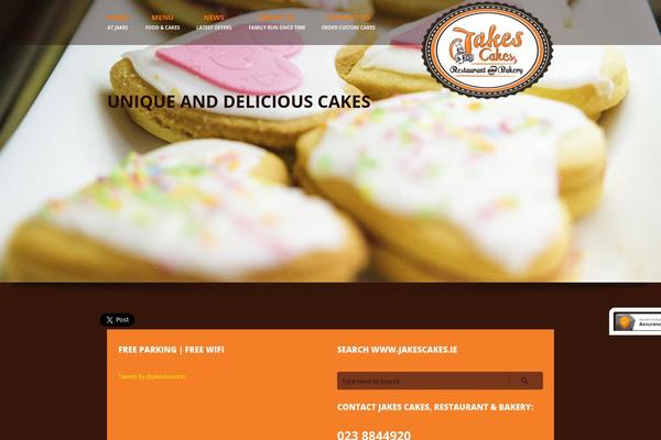 jakescakes.ie site used Jakes