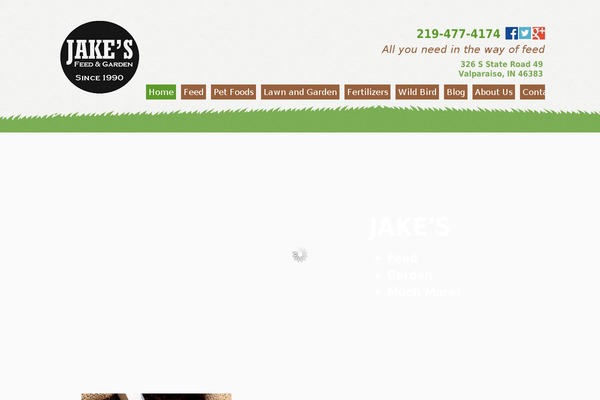 jakesfeed.com site used Going Green