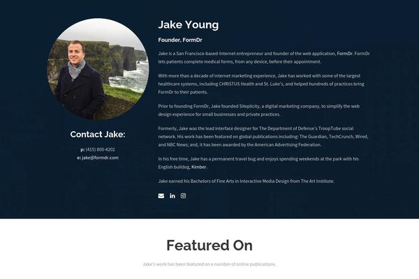 jakeyoung.com site used Infinite