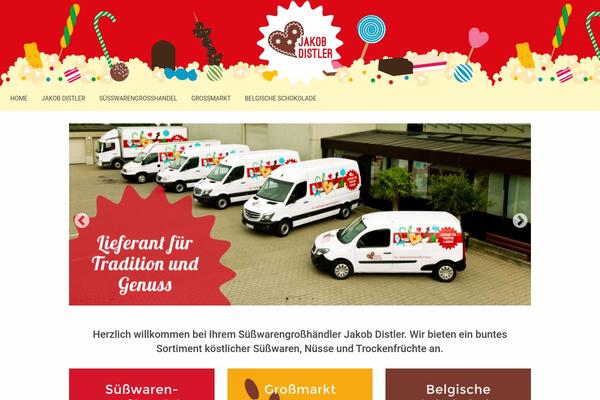 Jupiter theme site design template sample