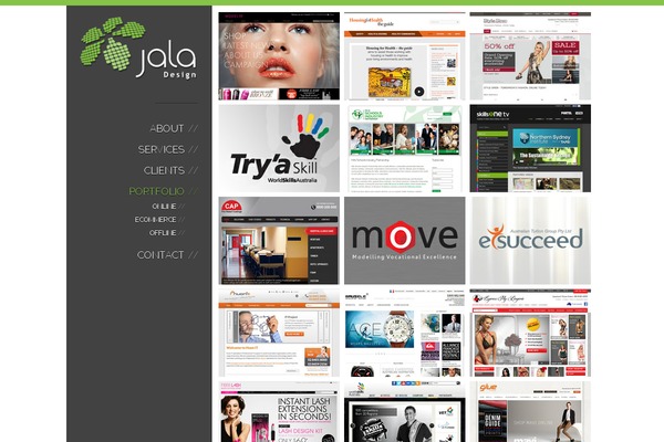 jaladesign.com.au site used Jaladesign