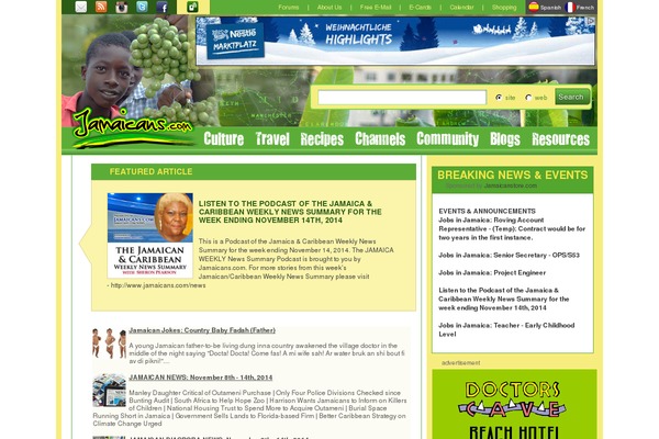 jamaicans.com site used Voice