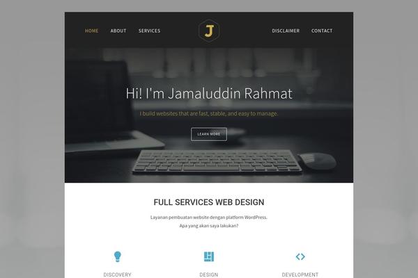 jamalrahmat.com site used Mobile