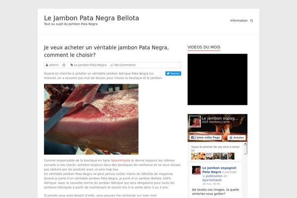 jambonpatanegra.com site used Esteem