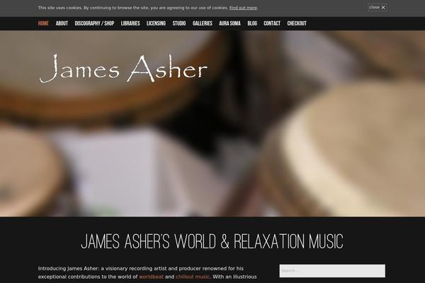 james-asher.co.uk site used Live-child