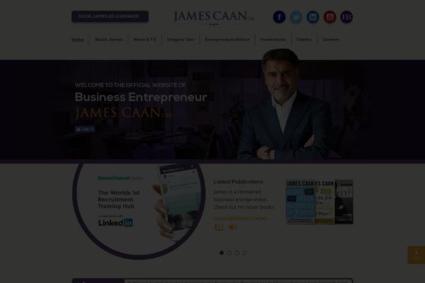 james-caan.com site used Newjamescaan