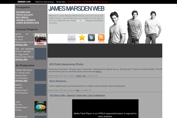 WordPress website example screenshot