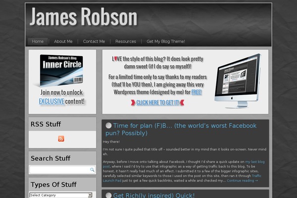james-robson.com site used Jamesrobsonfreelance