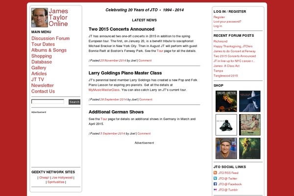 james-taylor.com site used Jto