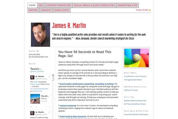 WordPress website example screenshot