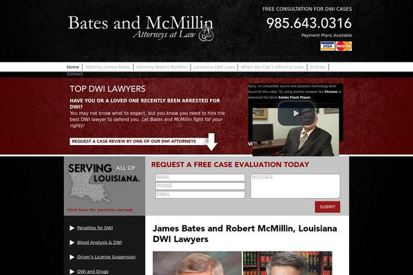 jamesbatesdwilaw.com site used Bates