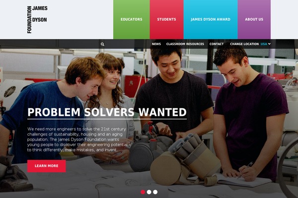 jamesdysonfoundation WordPress theme, websites list used jamesdysonfoundation theme jamesdysonfoundation theme websites examples