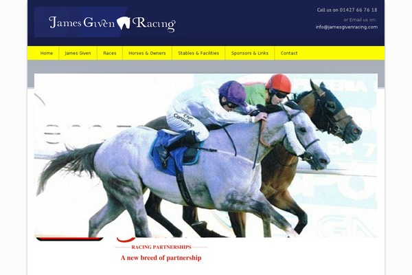 jamesgivenracing.com site used Metanym-theme