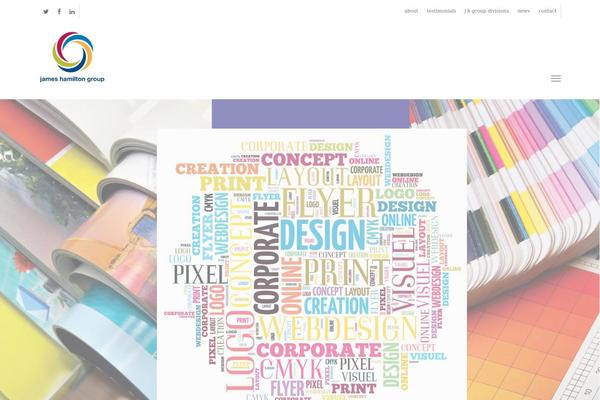 Salient theme site design template sample