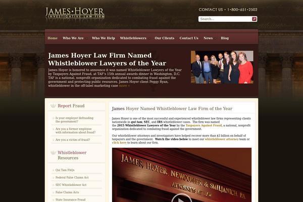 jameshoyer.com site used Rt_infuse_wp