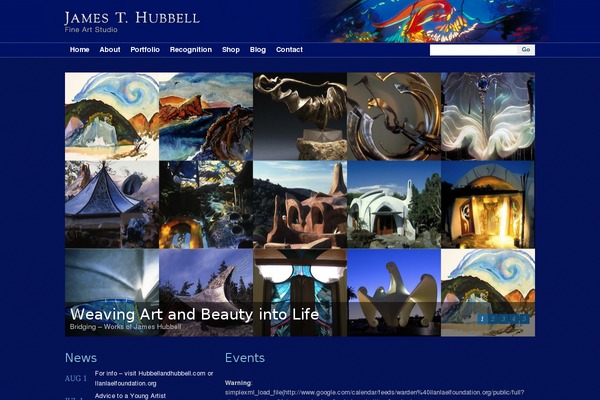 jameshubbellart.com site used Jth