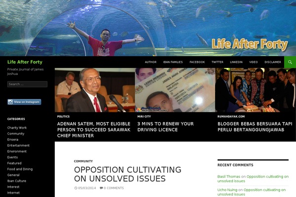 WordPress website example screenshot