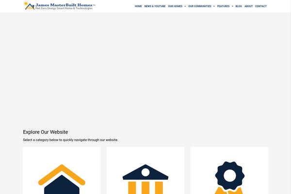 jamesmasterbuilthomes.com site used Houzez