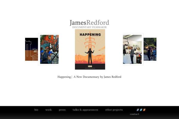 jamesredford.com site used Redford