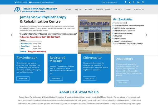 iMedica website example screenshot