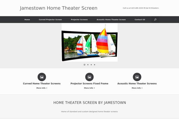 Vantage theme site design template sample