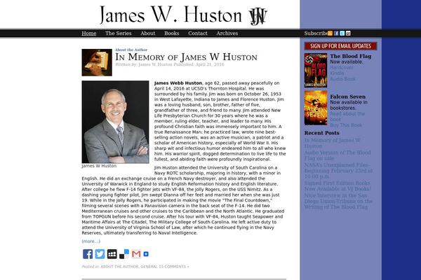jameswhuston.com site used Huston