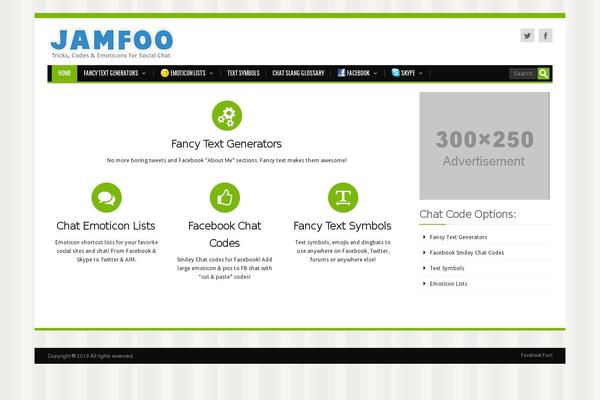 jamfoo.com site used Alterna