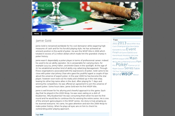 WordPress website example screenshot