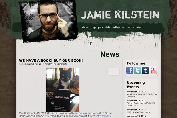 jamiekilstein.com site used Jamiekilstein