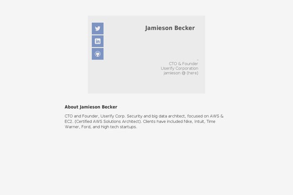jamiesonbecker.com site used Lesstheme