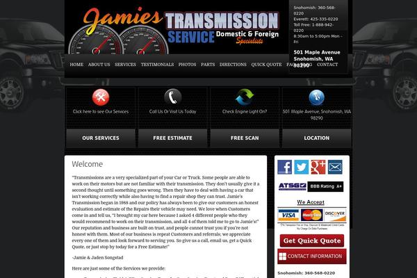 jamiestransmission.com site used Seosettle