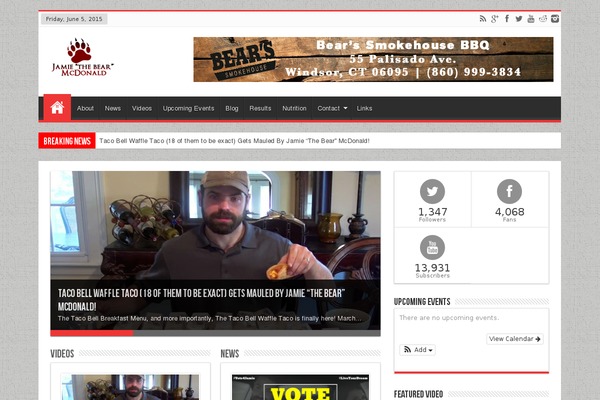 WordPress website example screenshot
