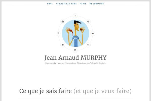 jamurphy.fr site used Awsm-wp