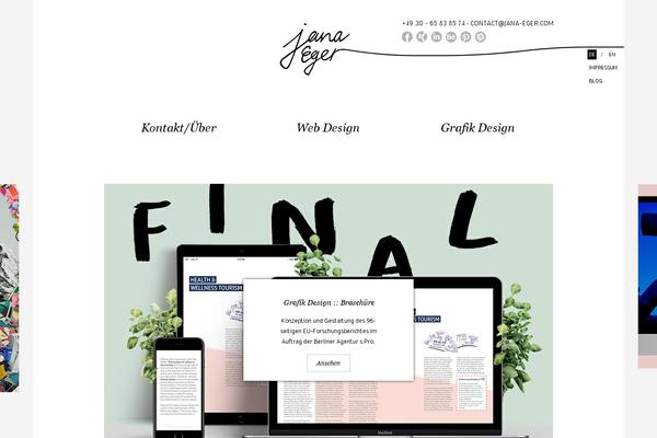 jana-eger.com site used Jana-eger.com