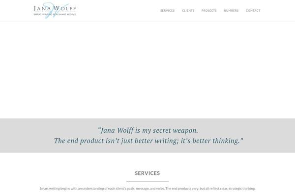 Bridge Child theme site design template sample