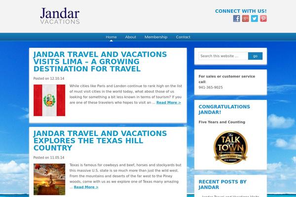 jandartravelandvacations.com site used Jandar