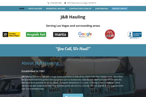 Total theme site design template sample