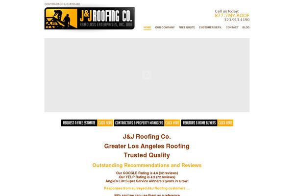 jandjroofing.com site used Jandj-roofing