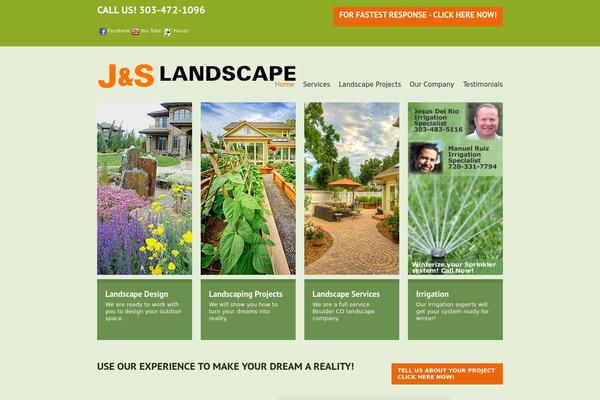 jandslandscape.com site used Theme2005