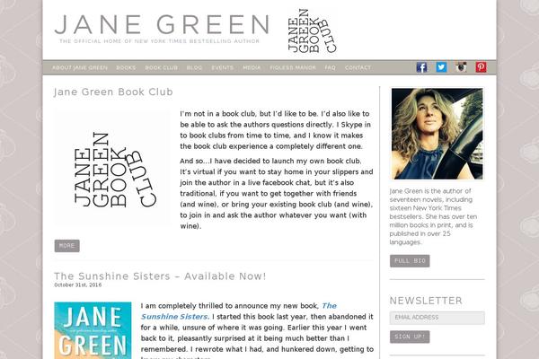 janegreen.com site used Jg-theme